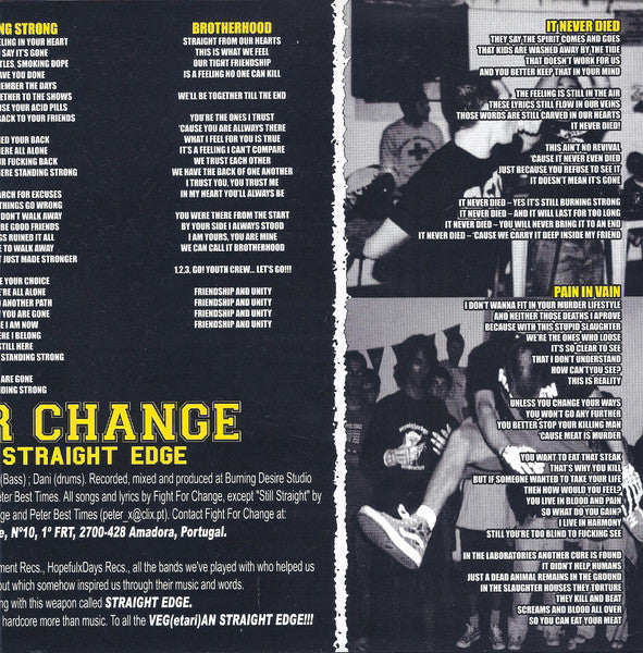 Fight For Change : The Demo Sessions (7")