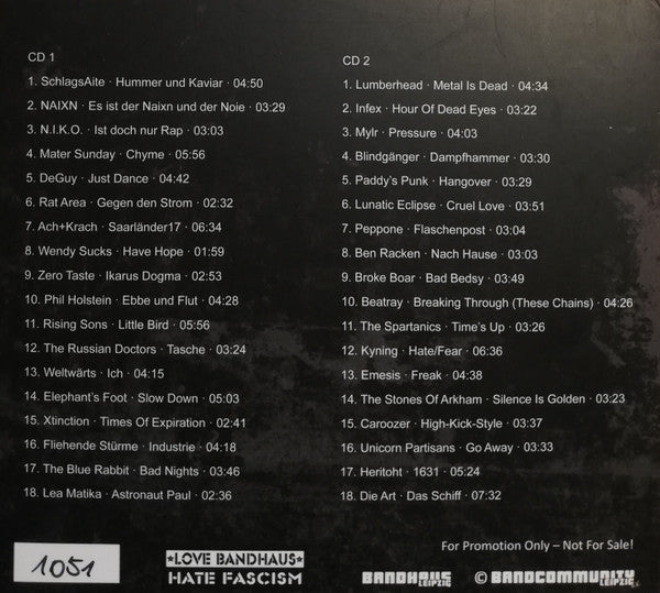 Various : Bandhaus Live On Stage 2020 (2xCD, Num, Smplr)
