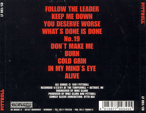 Pittbull : Pittbull (CD, RE)