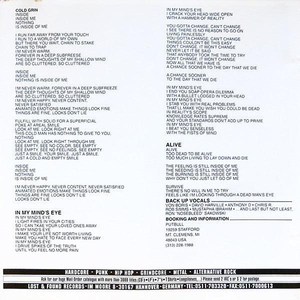 Pittbull : Pittbull (CD, RE)