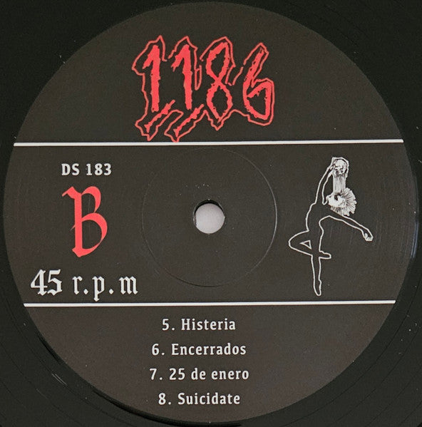 1186 : Histeria (LP, Album)