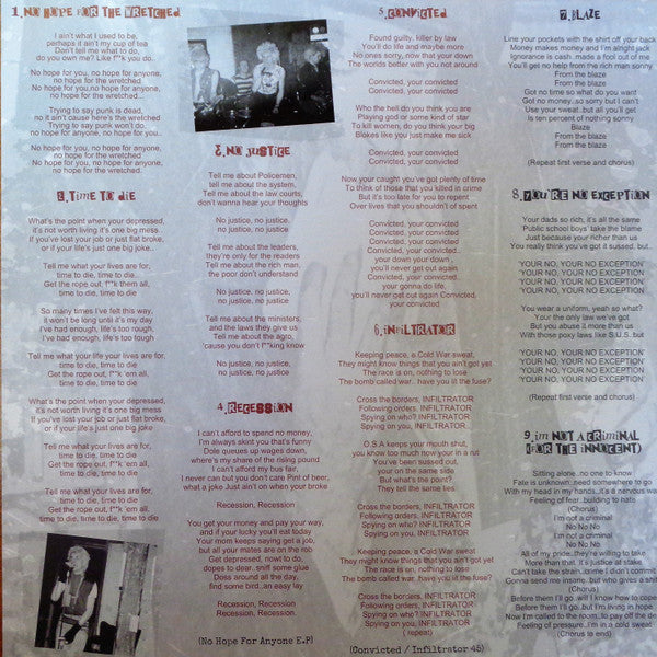 Dead Wretched : No Hope For You (LP, Comp, Dar)