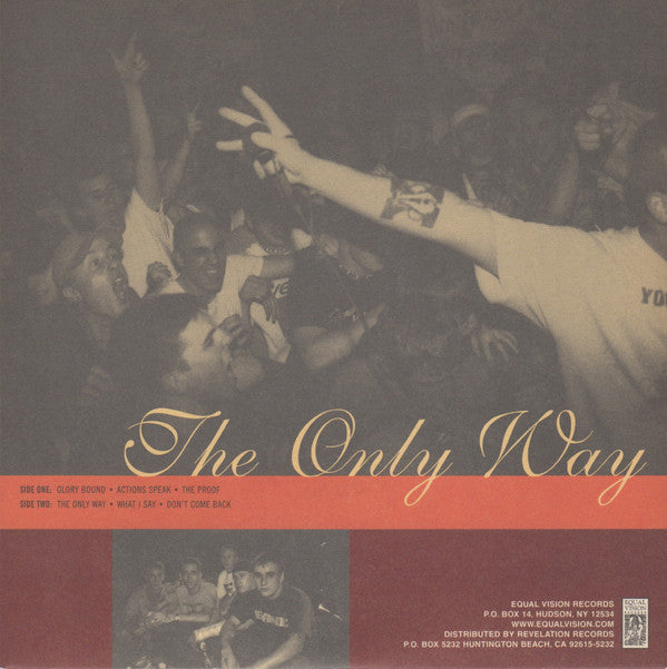 Ten Yard Fight : The Only Way (7", Red)