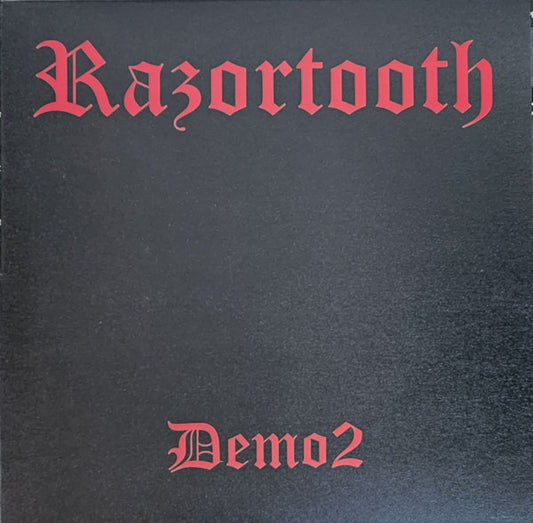 Razortooth : Demo 2 (7", EP, Ltd, Num, Red)