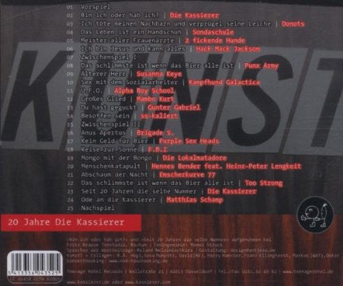 Various : Kunst! 20 Jahre Die Kassierer (CD, Comp)