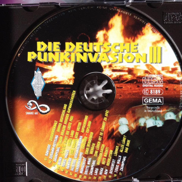 Various : Die Deutsche Punkinvasion III (CD, Comp)