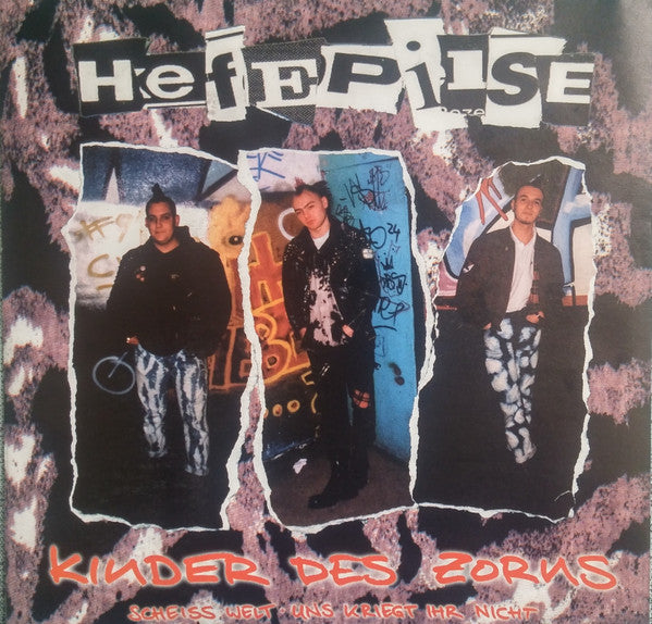 Ungunst / Hefepilse : Kinder Des Zorns (7", EP, Ltd, Blu)
