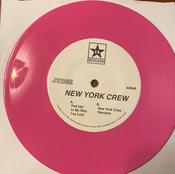 Judge : New York Crew (7", RE, Pin)