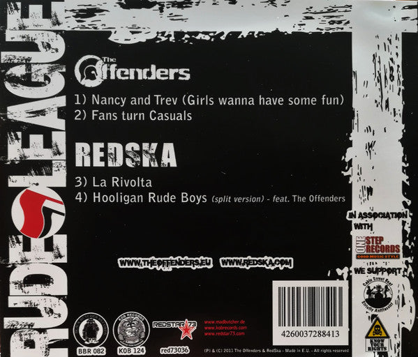 The Offenders / Redska : Rude League (CD, EP)
