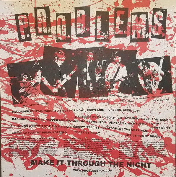 P.R.O.B.L.E.M.S. (2) : Make It Through The Night (LP, Album)