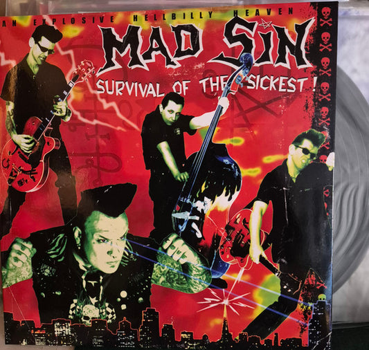 Mad Sin : Survival Of The Sickest! (LP, Album, Ltd, RE)