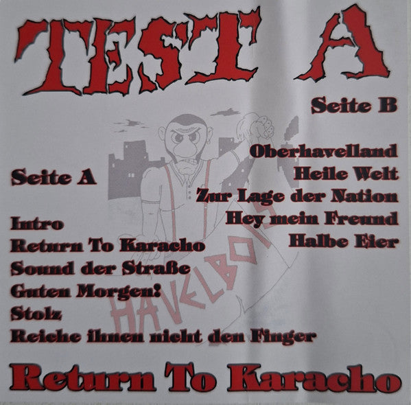 Test A : Demo 2001 (Cass, Album, Ltd, Num)