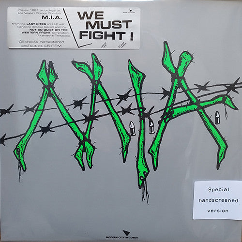 M.I.A. (3) : We Must Fight! (12", Comp, Gre)