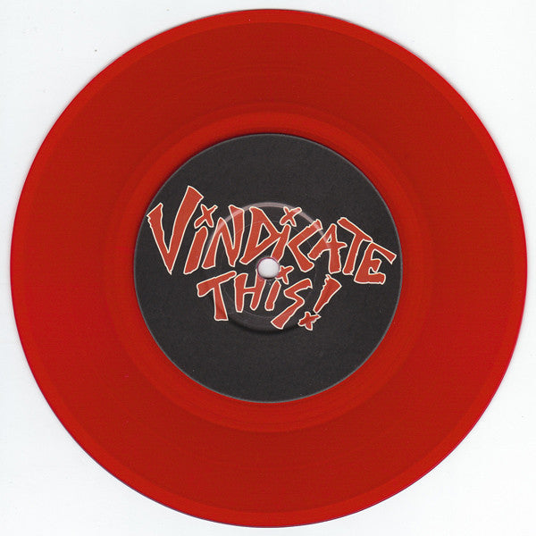 Vindicate This! : Hard Feelings (7", Ltd, Red)