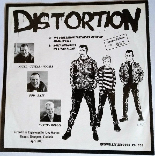 Distortion (4) : The Generation That Never Grew Up (7", Ltd, Num)