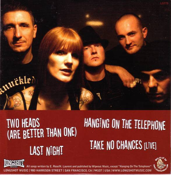 Deadline (10) : Two Heads (Are Better Than One) (7", EP, Ltd, Whi)