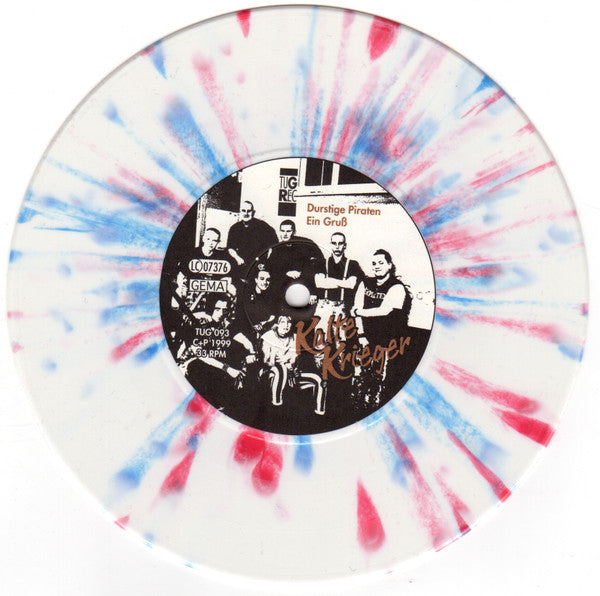 Kalte Krieger / Striking Boots : Split EP - Musik Für Leute, Die Gerne Pogo Tanzen (7", EP, Whi)