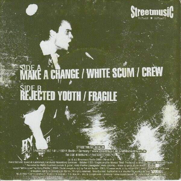 Rejected Youth : Don't Pick A Quarrel With The Screwballs (7", Ltd)