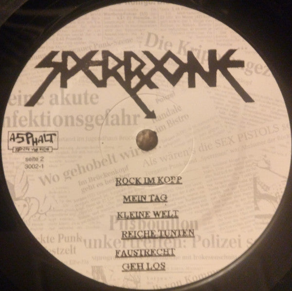Sperrzone (3) : Sperrzone (LP, Album)