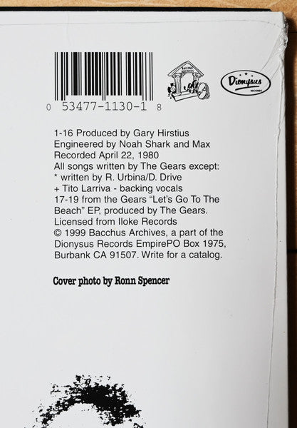 The Gears : Rockin' At Ground Zero (LP, RE)