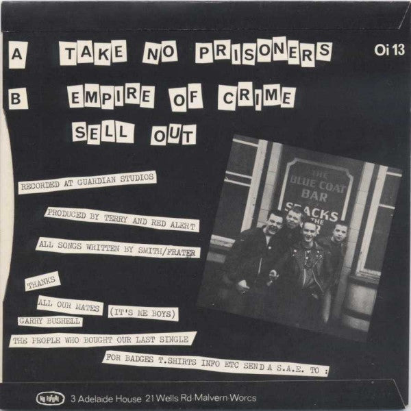 Red Alert (3) : Take No Prisoners (7", EP)