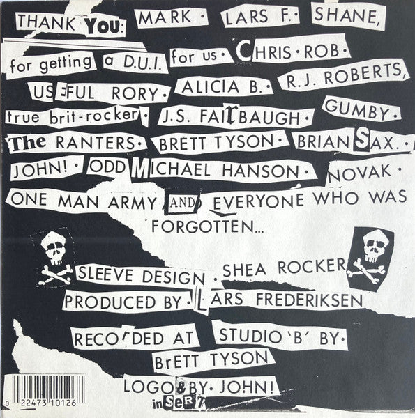 The Forgotten : Class Separation (7", EP, Pin)