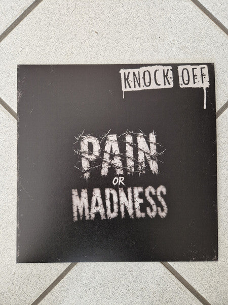 Knock Off : Pain Or Madness (LP, Album, Gol)