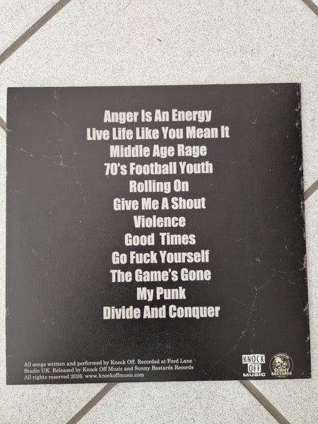 Knock Off : Pain Or Madness (LP, Album, Gol)