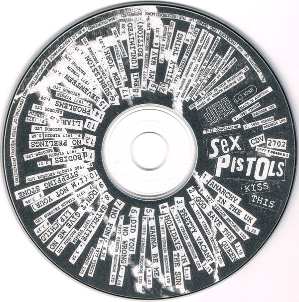 Sex Pistols : Kiss This (CD, Comp)