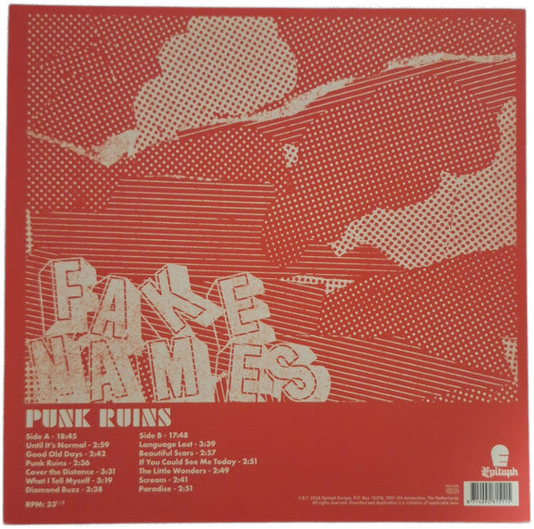 Fake Names : Punk Ruins (LP, Album, Ltd, Cok)