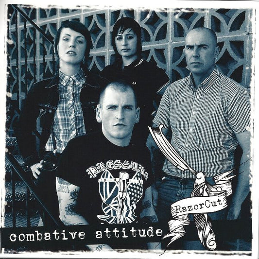RazorCut : Combative Attitude (7", EP, Ltd, Num)