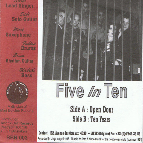 Five In Ten : Open Door (7")