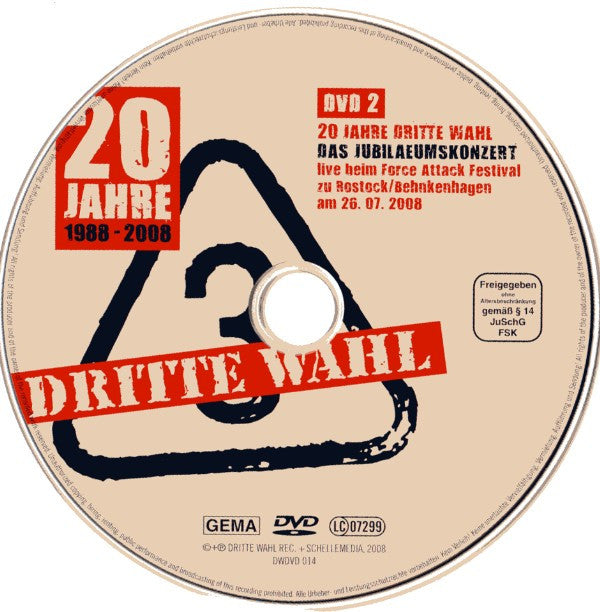 Dritte Wahl : Kinder, Wie Die Zeit Vergeht - 20 Jahre Dritte Wahl (2xDVD-V, Comp)