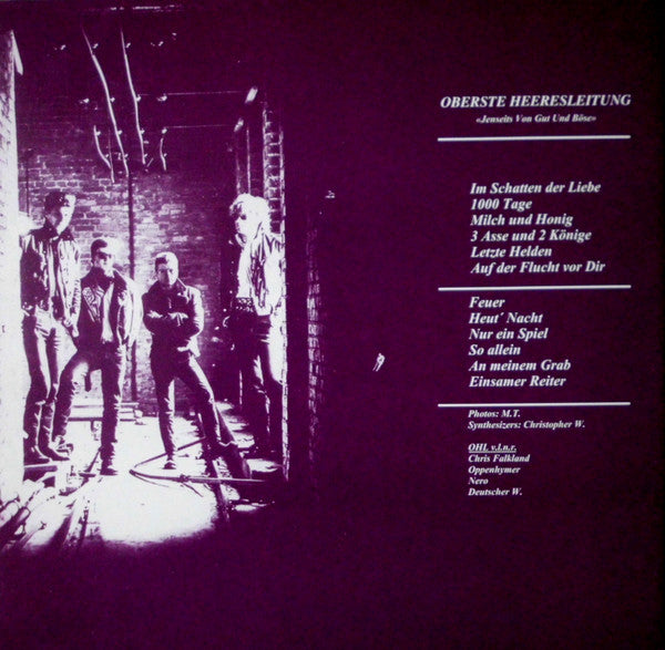 OHL : Jenseits Von Gut Und Böse (LP, Album, RE)