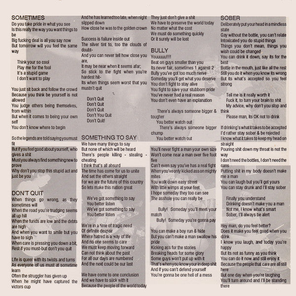 Uniform Choice : Original Demo July 19, 1984 (2x7", EP)