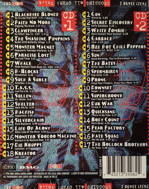 Various : Crossing All Over! - Vol. 4 (2xCD, Comp)