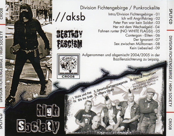 Division Fichtengebirge / High Society (16) : Division Fichtengebirge / High Society (CD, Comp)