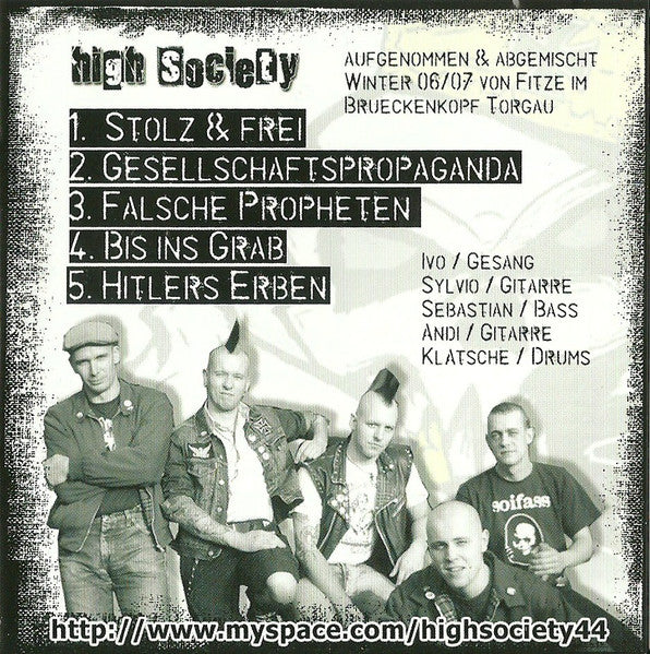 Division Fichtengebirge / High Society (16) : Division Fichtengebirge / High Society (CD, Comp)