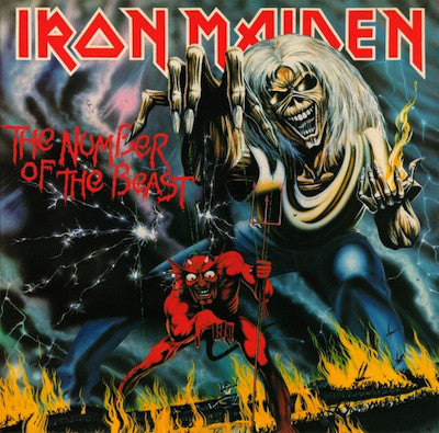 Iron Maiden : The Number Of The Beast (LP, Album, RE)