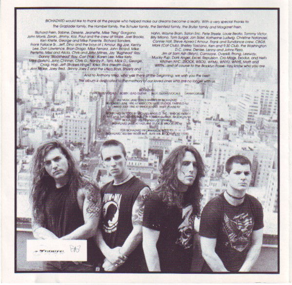 Biohazard : Biohazard (CD, Album)