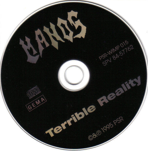 Manos : Terrible Reality (CD, Album, RE)