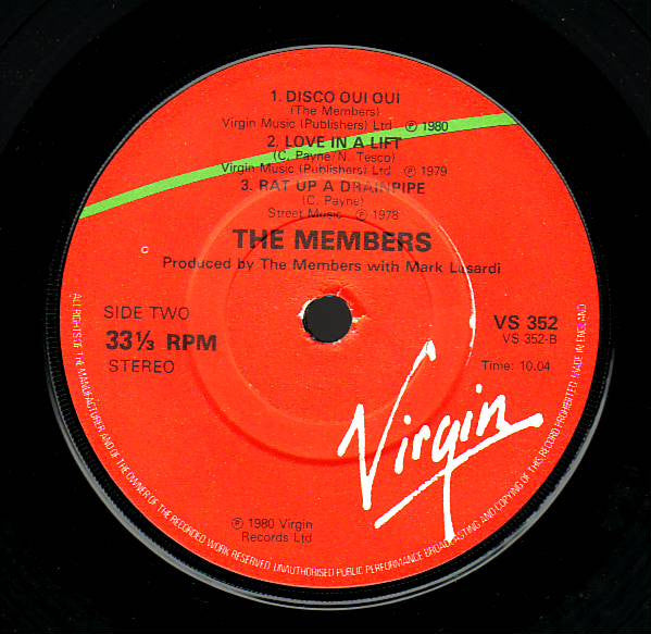 The Members : Flying Again (7")