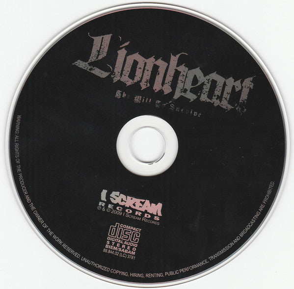 Lionheart (10) : The Will To Survive (CD, Album, RE, S/Edition)