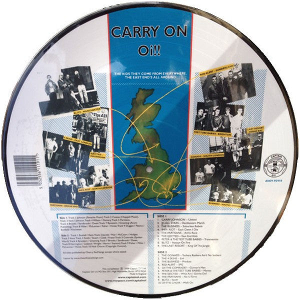 Various : Carry On Oi!! (LP, Comp, Pic, RE)