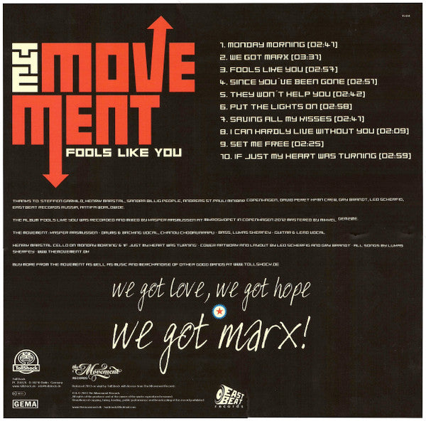 The Movement (10) : Fools Like You (LP, Album)