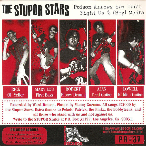 The Stupor Stars : Poison Arrows (7")