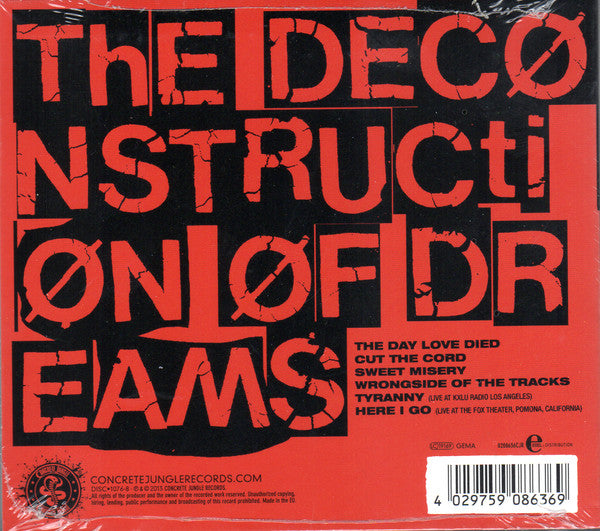 The Generators : The Deconstruction Of Dreams (CD, EP)