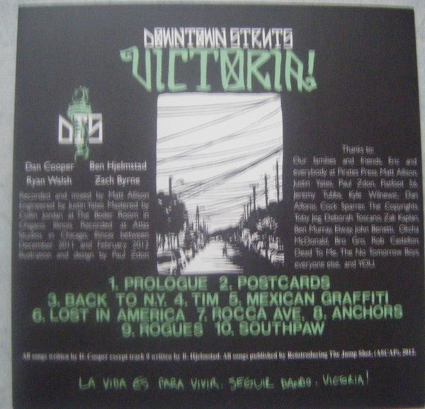 Downtown Struts* : Victoria! (LP, Album, RP, Gre)