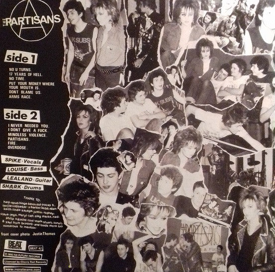 The Partisans : The Partisans (LP, Album, RE, 180)