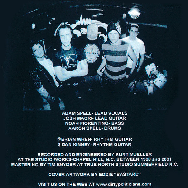 The Dirty Politicians : A Vote For... (CD)
